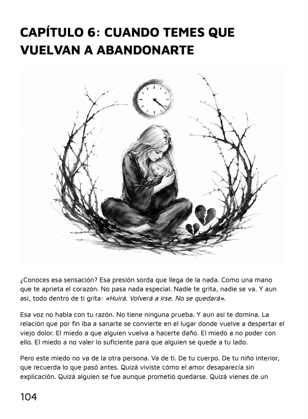 Lascia andare ciò che ti distrugge — Capitolo 6: quando temi di essere abbandonato di nuovo, pagina 104