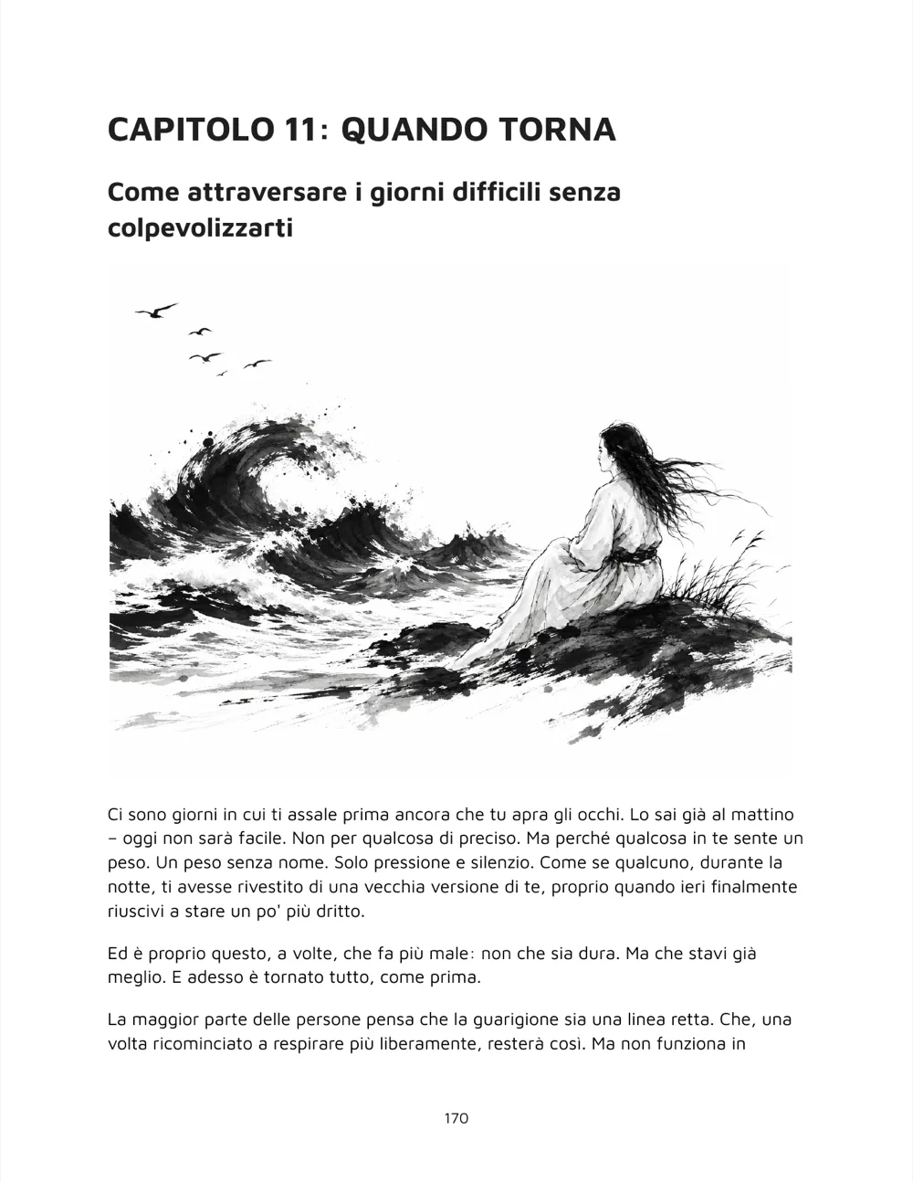 Lascia andare ciò che ti distrugge, Capitolo 11: quando torna, pagina 170