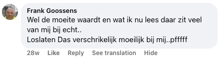 Commento di Frank Goossens